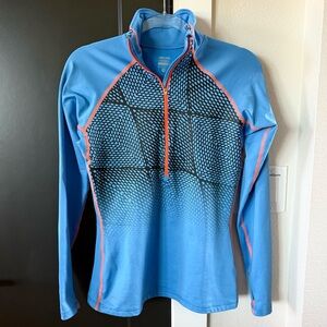 NIKE PRO Women’s Fitted 1/2 Zip Pullover Top Size Medium